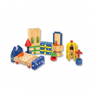 Магнитный конструктор – Спальня, 82 детали (Genii Creation, BR10082k)